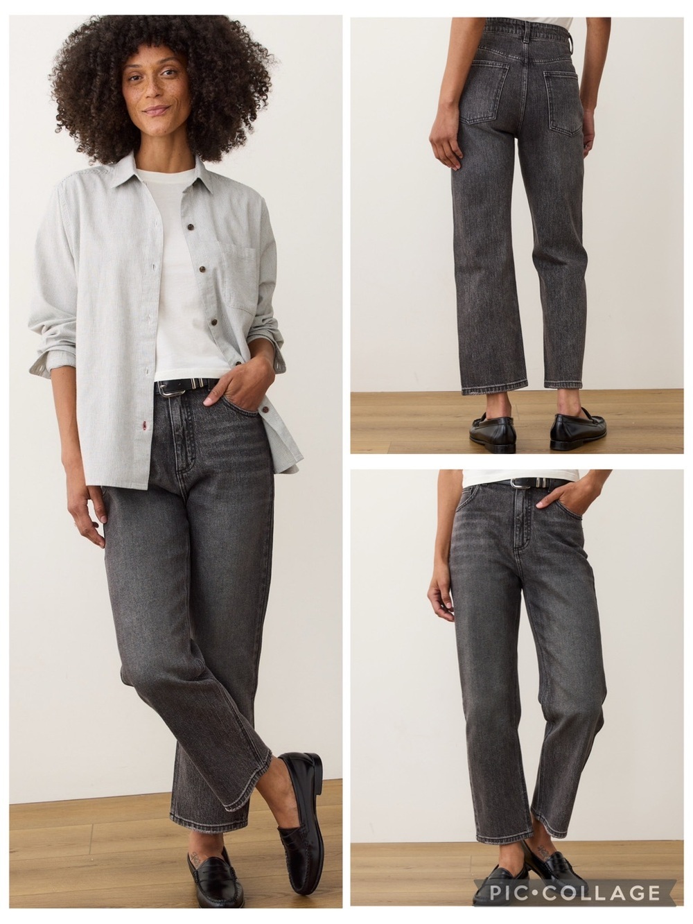 Marine Layer Charlie Denim Straight Leg Pant Denim Jeans Women’s size 12